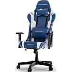 DXRacer (Het Origineel) Prince P132 Gamingstoel, Kunstleer, Blauw-Wit, Tot 185 cm