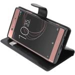 Retro Zwarte Sony Xperia XA2 Ultra hoesjes 2018 type: Flip Case 