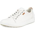 Witte Nubuck Ecco Damessneakers  in maat 42 in de Sale 