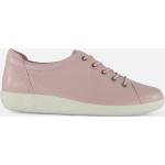 Roze Nubuck Ecco Soft Damessneakers  in maat 36 