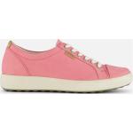 Roze Nubuck Ecco Soft 7 Damessneakers  in 40 