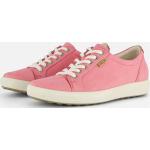 Roze Nubuck Ecco Soft 7 Damessneakers  in maat 42 