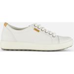 Witte Nubuck Ecco Soft 7 Damessneakers  in maat 36 