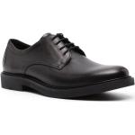 Kantoor Zwarte Kalfsleren Ecco Derby schoenen  in maat 45 met Ronde neuzen met Vetersluitingen in de Sale voor Heren 