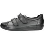 Zwarte Ecco Soft Klittenband schoenen  in 40 met Klittenbandsluitingen Sustainable voor Dames 