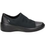 Zwarte Waterdicht Ecco Soft 7 Platte schoenen met Instap Gore-Tex voor Dames 