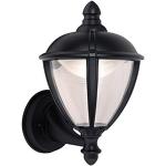 Eco Light LED buitenwandlamp Unite staand, modern en klassiek tegelijkertijd, 270 lm, 3000 K, zwart 2601 BL