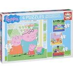 Peppa Pig 12 stukjes Legpuzzels 3 - 5 jaar met motief van Varken voor Kinderen 
