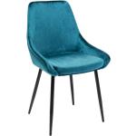 Blauwe Fluwelen KARE DESIGN Design stoelen in de Sale 