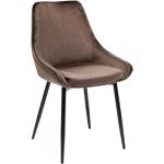 Zandkleurige Fluwelen KARE DESIGN Design stoelen in de Sale 