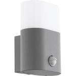 EGLO LED-buitenwandlamp sensor Favria 1x11 W aluminium zilverkleurig