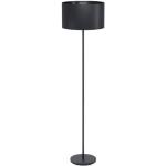 Zwarte Stalen Eglo Design vloerlampen in de Sale 