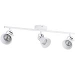 EGLO Seras 1 Plafondlamp, 3-lichts, industrieel, modern, klassiek, stalen plafondspot in wit, woonkamer- of keukenlamp in wit, spots met GU10-fitting