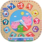 Multicolored Houten Eichhorn Peppa Pig Leerklokken 2 - 3 jaar met motief van Varken voor Babies 