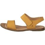 Gele Bast El Naturalista Sleehak sandalen Sleehakken  in maat 36 met Klittenbandsluitingen voor Dames 