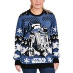 Blauwe Star Wars Gebreide truien  voor een Kerstmis  in maat M 