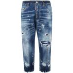 Blauwe DSQUARED2 Bootcut jeans  in maat L in de Sale voor Heren 