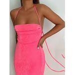 Casual Roze Party jurken  voor een Stappen / uitgaan / feest Halter Maxi voor Dames 