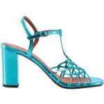 Blauwe Chie Mihara Gevlochten Sandalen hoge hak  voor de Zomer  in maat 36 in de Sale voor Dames 