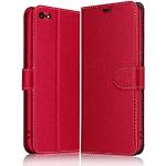 Rode iPhone 6 / 6S  hoesjes type: Wallet Case 