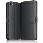 Zwarte iPhone 6 / 6S Plus hoesjes type: Wallet Case 