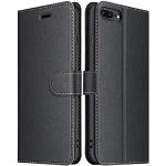 Zwarte iPhone 8 Plus hoesjes type: Wallet Case 