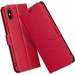 Rode iPhone X hoesjes type: Wallet Case 
