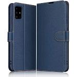 Blauwe Samsung Galaxy A51 Hoesjes type: Wallet Case 