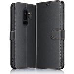 Zwarte Samsung Galaxy S9 Plus Hoesjes type: Wallet Case 
