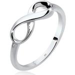 Zilveren Handgemaakte Infinity ringen  voor een Valentijnsdag Gepolijste voor Dames 