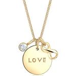 Gouden Zilveren Handgemaakte Infinity-kettingen  voor een Valentijnsdag Gepolijste voor Dames 