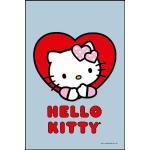 Zwarte Kunststof Geframede empireposter Hello Kitty Wandspiegels 