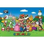 empireposter - Nintendo - Super Mario Bunch of Characters - grootte (cm), ca. 91,5x61 - Poster, NIEUW -