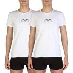 Witte Emporio Armani T-shirts met ronde hals Ronde hals  in maat XL 2 stuks voor Heren 