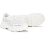 Witte Rubberen Emporio Armani Geperforeerde Sneakers  in 32 in de Sale voor Kinderen 
