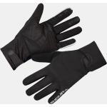 Zwarte Microfiber Ademende waterdichte Fietshandschoenen  voor de Winter met motief van Fiets voor Heren 