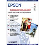 Epson S041334 Premium Semiglot-fotopapier, DIN A3, 251 g/m², 20 vellen