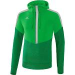ERIMA Kids Squad hoodie, ver green/smaragd/zilvergrijs, 164