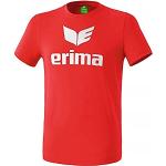 Rode Polyester Erima Kinder T-shirts  in maat 116 voor Jongens 