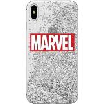 Transparante Polyurethaan Marvel iPhone X/XS Hoesjes met Glitter 
