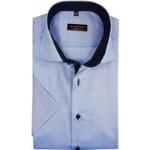 Blauwe eterna Overhemden korte mouwen  in maat XL voor Heren 