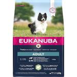 EUKANUBA premium hondenvoer met lamvlees & rijst voor kleine en middelgrote rassen - droogvoer voor volwassen honden, 2,5 kg