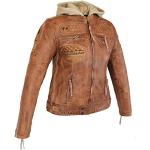 Bruine Polyester Biker jackets  in maat XL voor Dames 