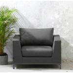 Zwarte Aluminium Exotan Loungestoelen in de Sale 
