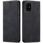 Zwarte Krasbestendig Samsung Galaxy A41 Hoesjes type: Flip Case 