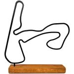 F1 track model, Formule 1 Track Statue, Cadeau idee voor een Formule 1 fan, F1 track draad op houten basis 20cm, Kamerdecoratie voor F1 fan, Cadeau voor een motorsport fan, Verstappen (Zandvoort)