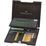 Faber-Castell 112971 Pitt Monochrome houten koffer, 86 delen