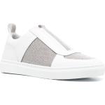 Witte Kalfsleren FABIANA FILIPPI Slip-on sneakers  in maat 37 met Ritssluitingen voor Dames 