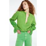 Groene Viscose Fabienne Chapot Blouses lange mouwen  in maat M in de Sale voor Dames 