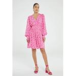 Roze Viscose Fabienne Chapot All over print Jurken met lange mouwen  in maat XL met Lange mouwen in de Sale voor Dames 